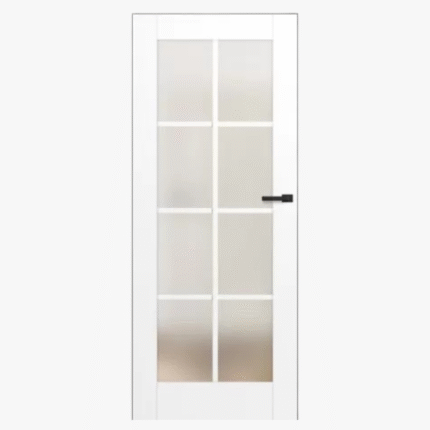 Eight Panel Frosted Glass Interior Doors