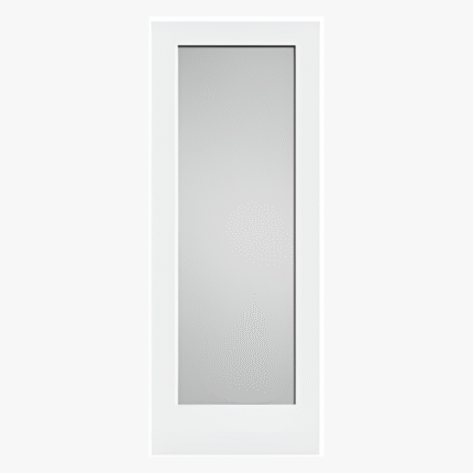 Frosted Glass One Panel Door