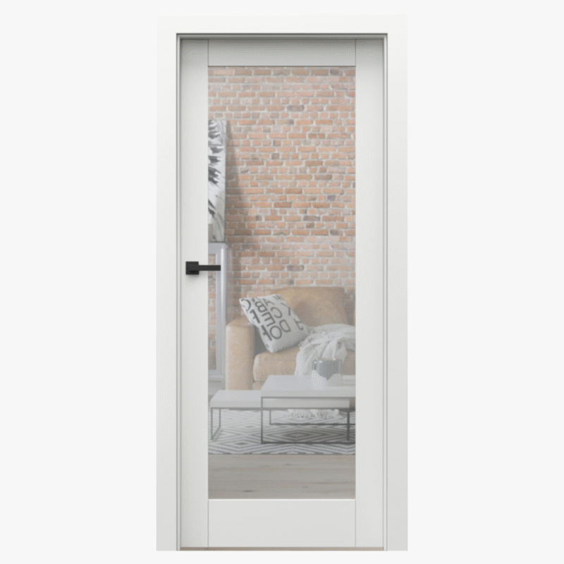 Full Glass Clear Door